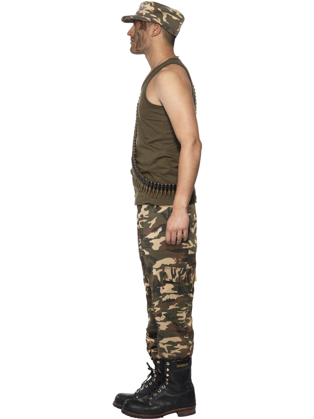 Smiffys Khaki Camo Deluxe Costume, Male - 35462