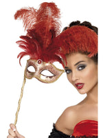 Baroque Fantasy Eyemask, Red