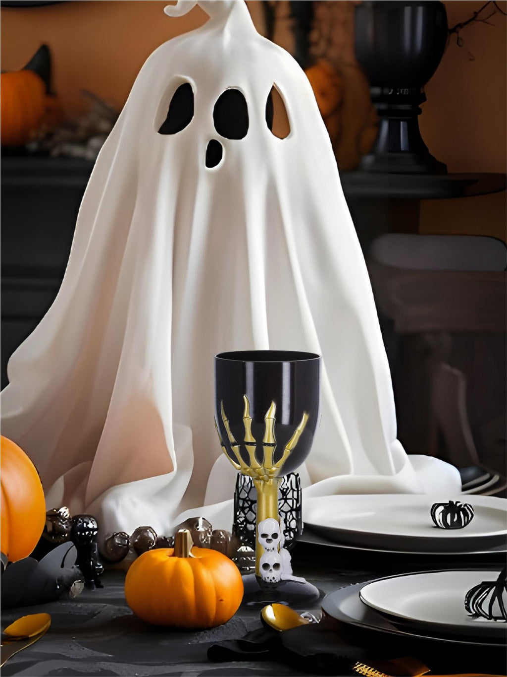 Smiffys Gothic Wine Glass, Black - 35642