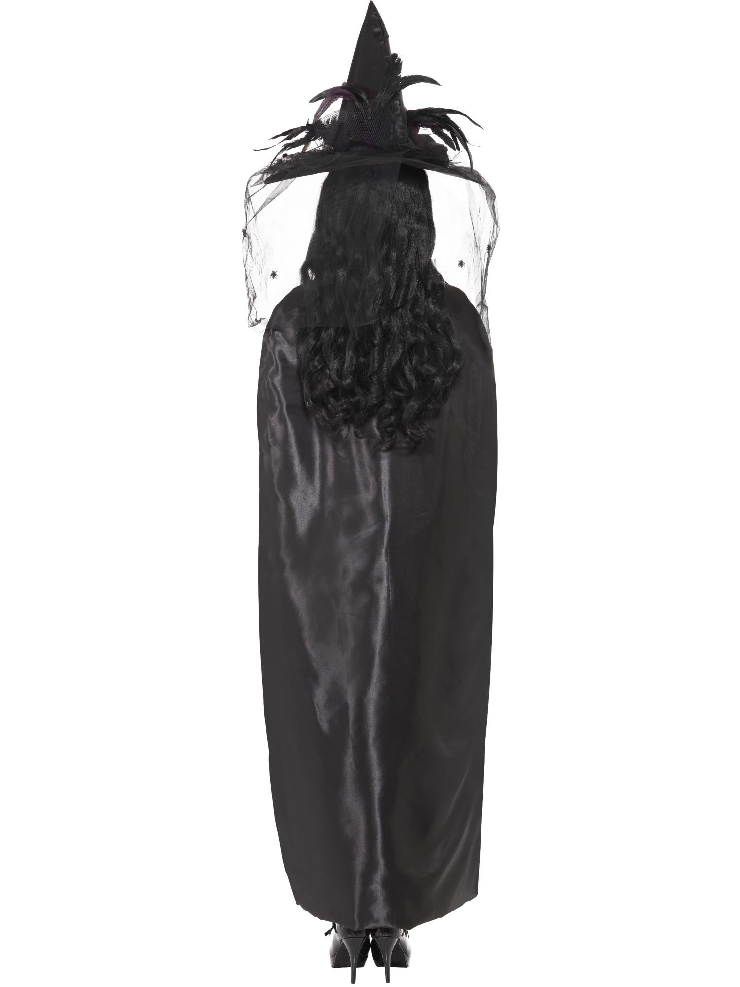 Deluxe Black Witch Cape