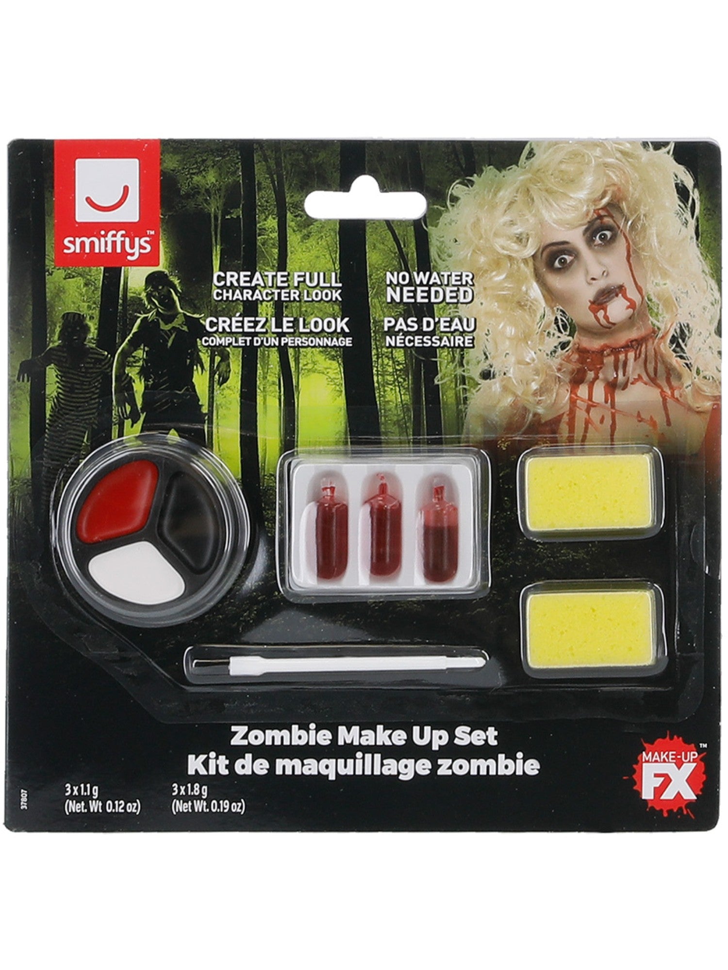 Smiffys Zombie Make-Up Set - 37807