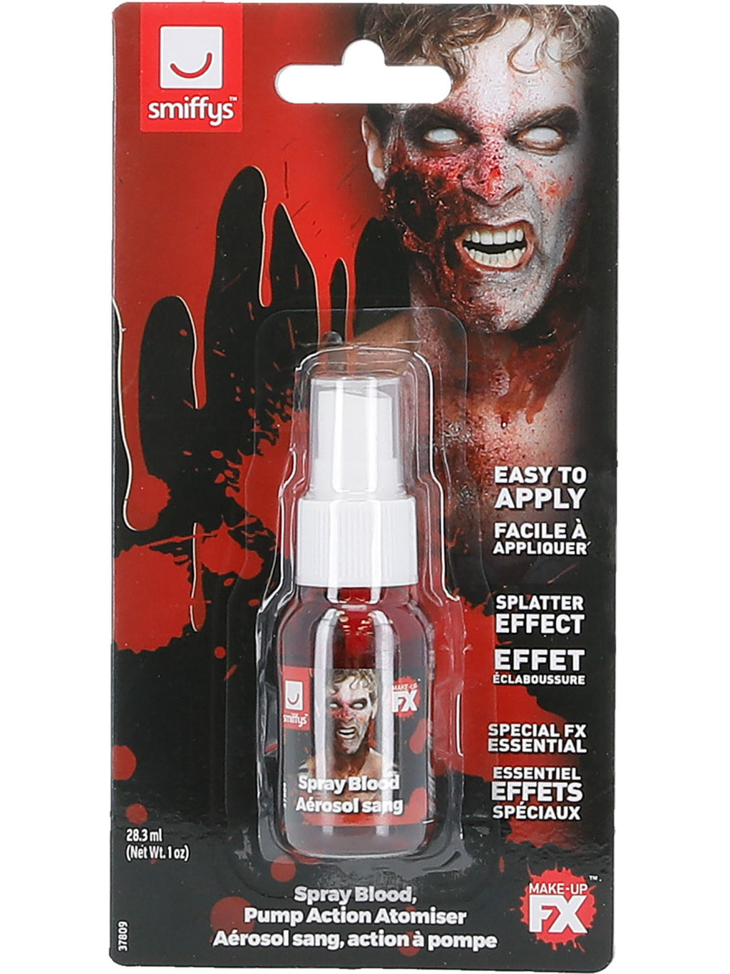 Smiffys Spray Blood, Pump Action Atomiser - 37809