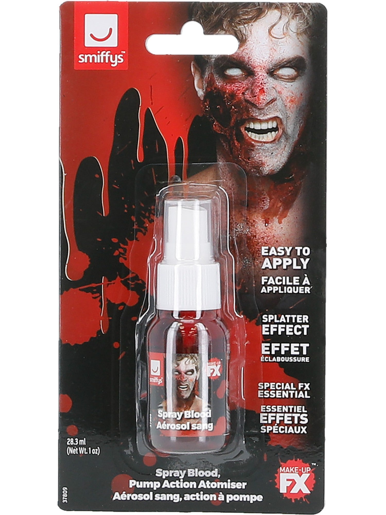 Smiffys Spray Blood, Pump Action Atomiser - 37809