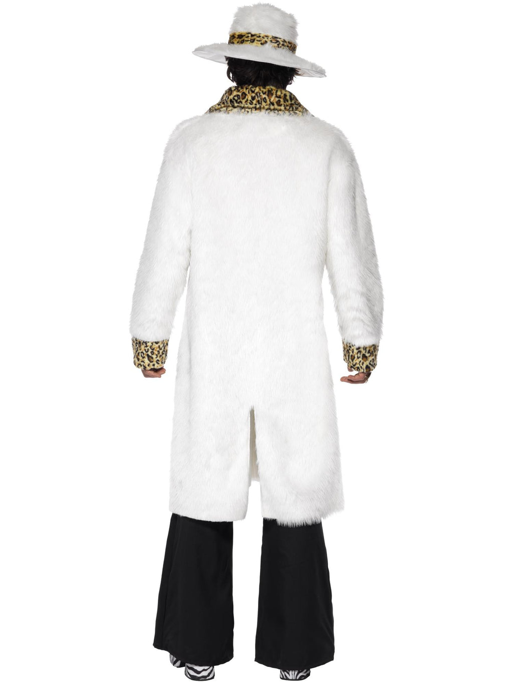 Smiffys Pimp Costume, White and Leopard Skin - 38135