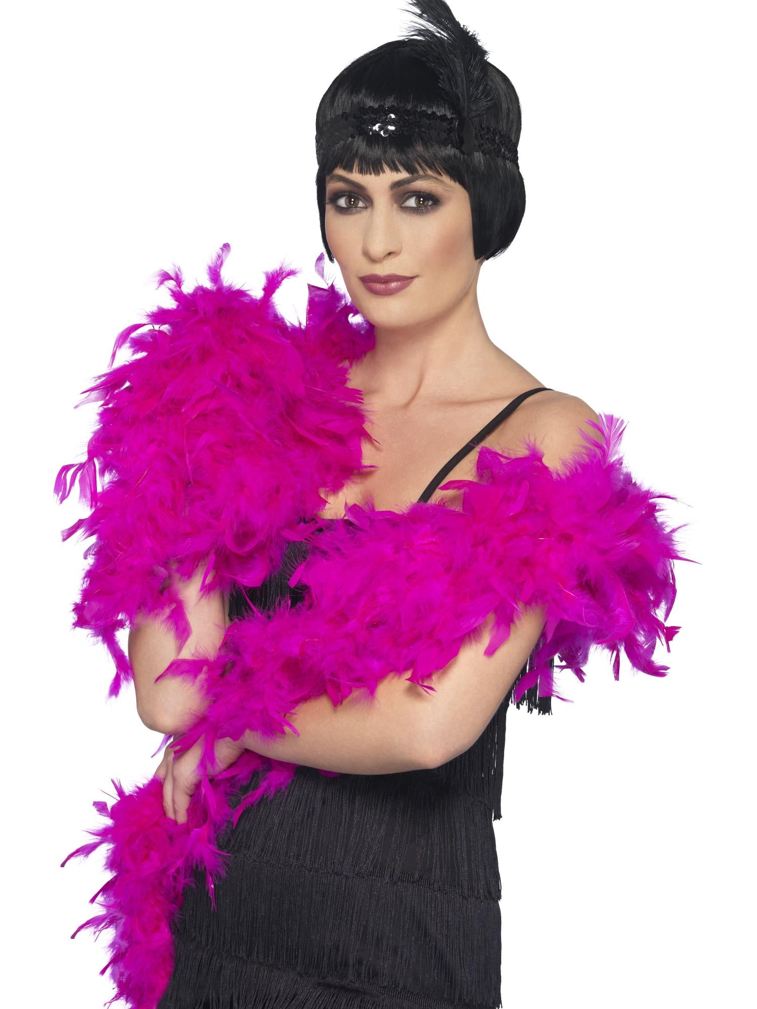Feather Boa Shocking Pink