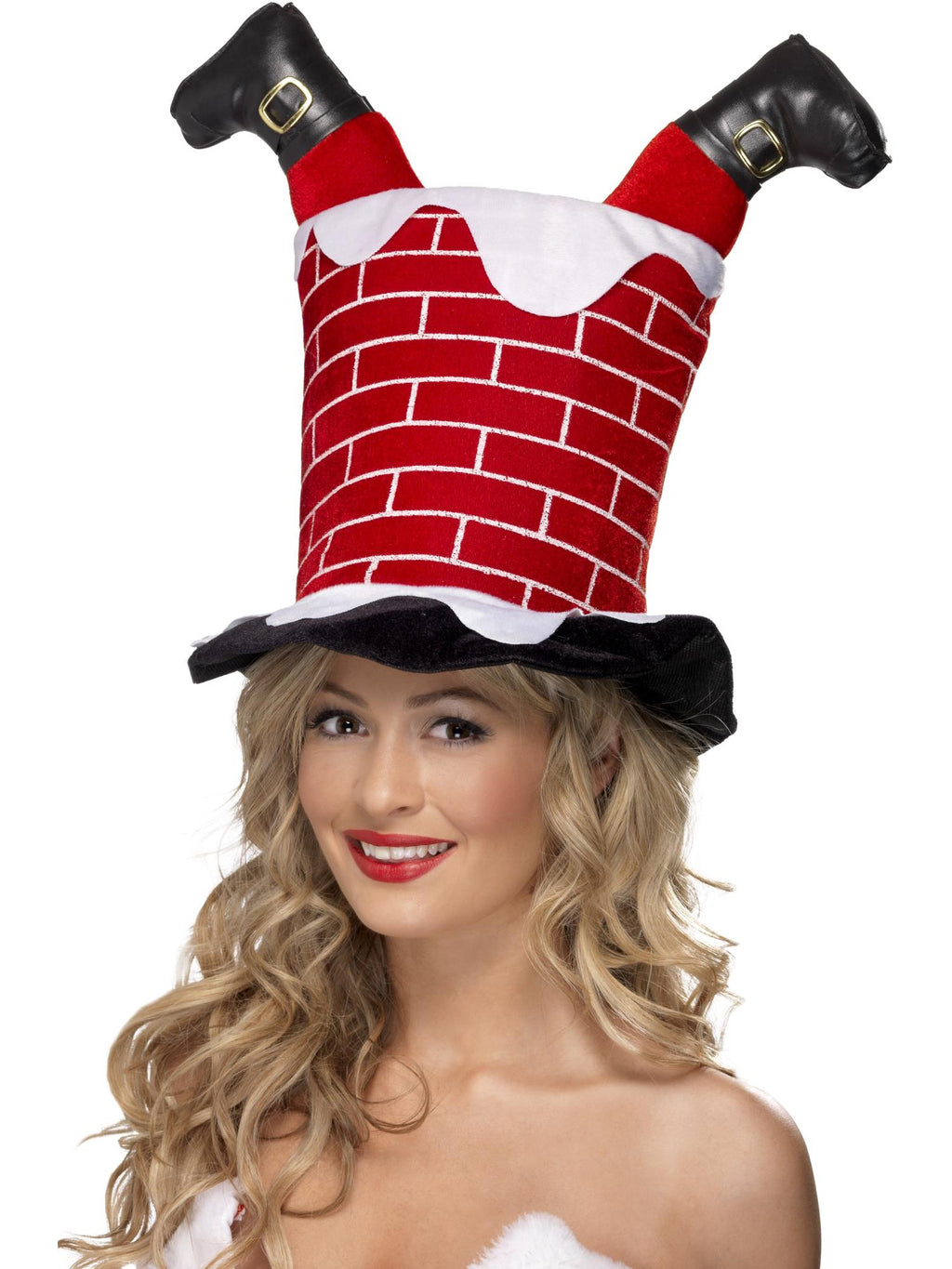 Smiffys Santa Stuck in Chimney Hat - 38335