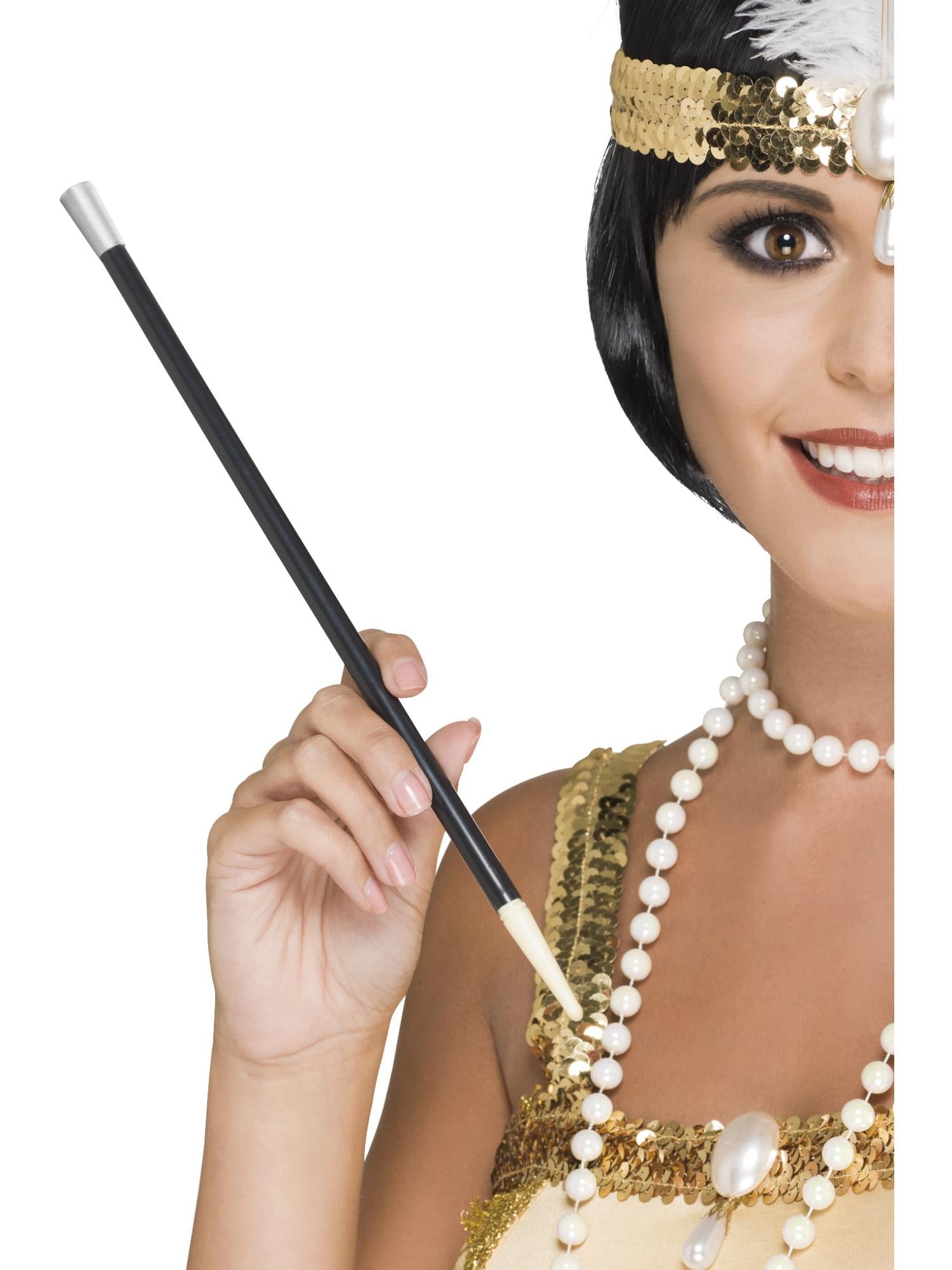 Cigarette Holder Black Plastic