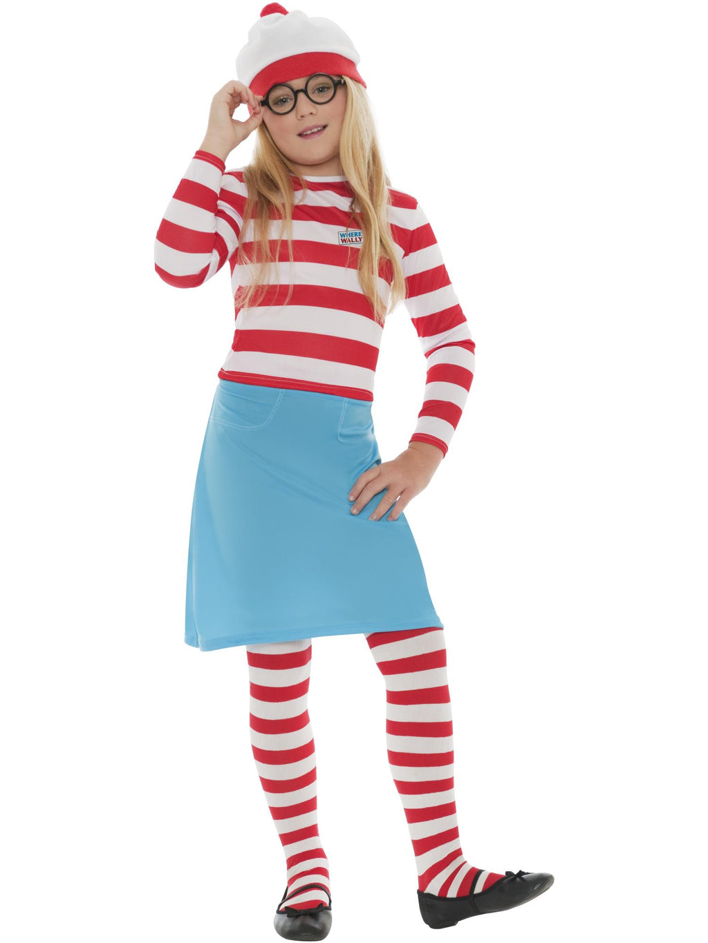 Where's Wally Wenda Child Costume