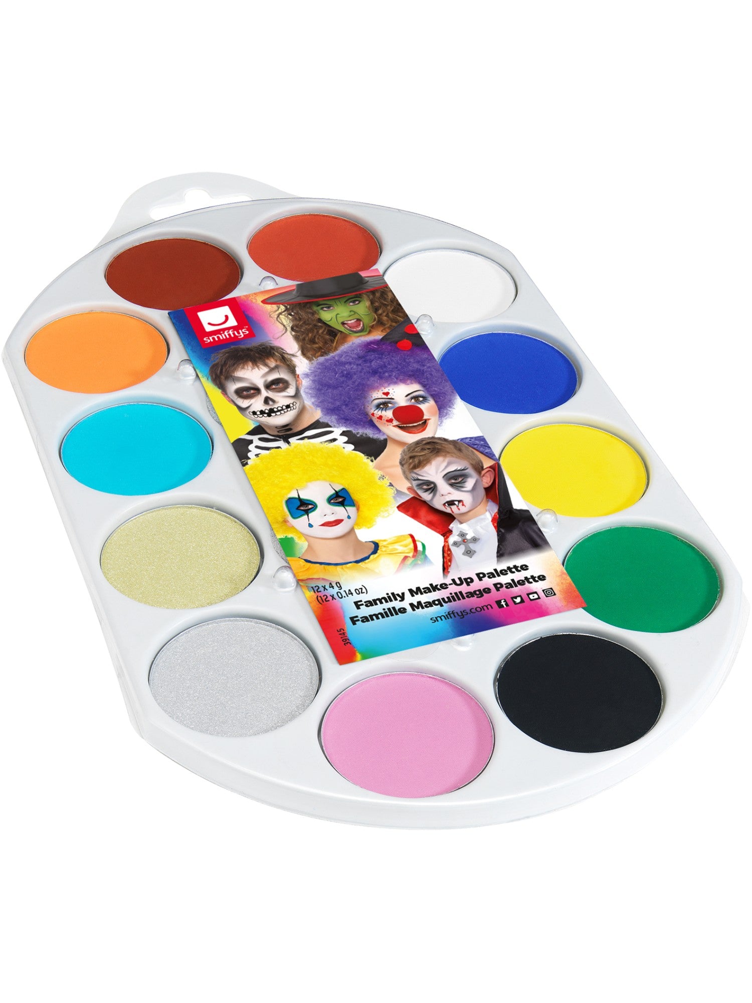 Smiffys Smiffys Make-Up FX Palette - 39145