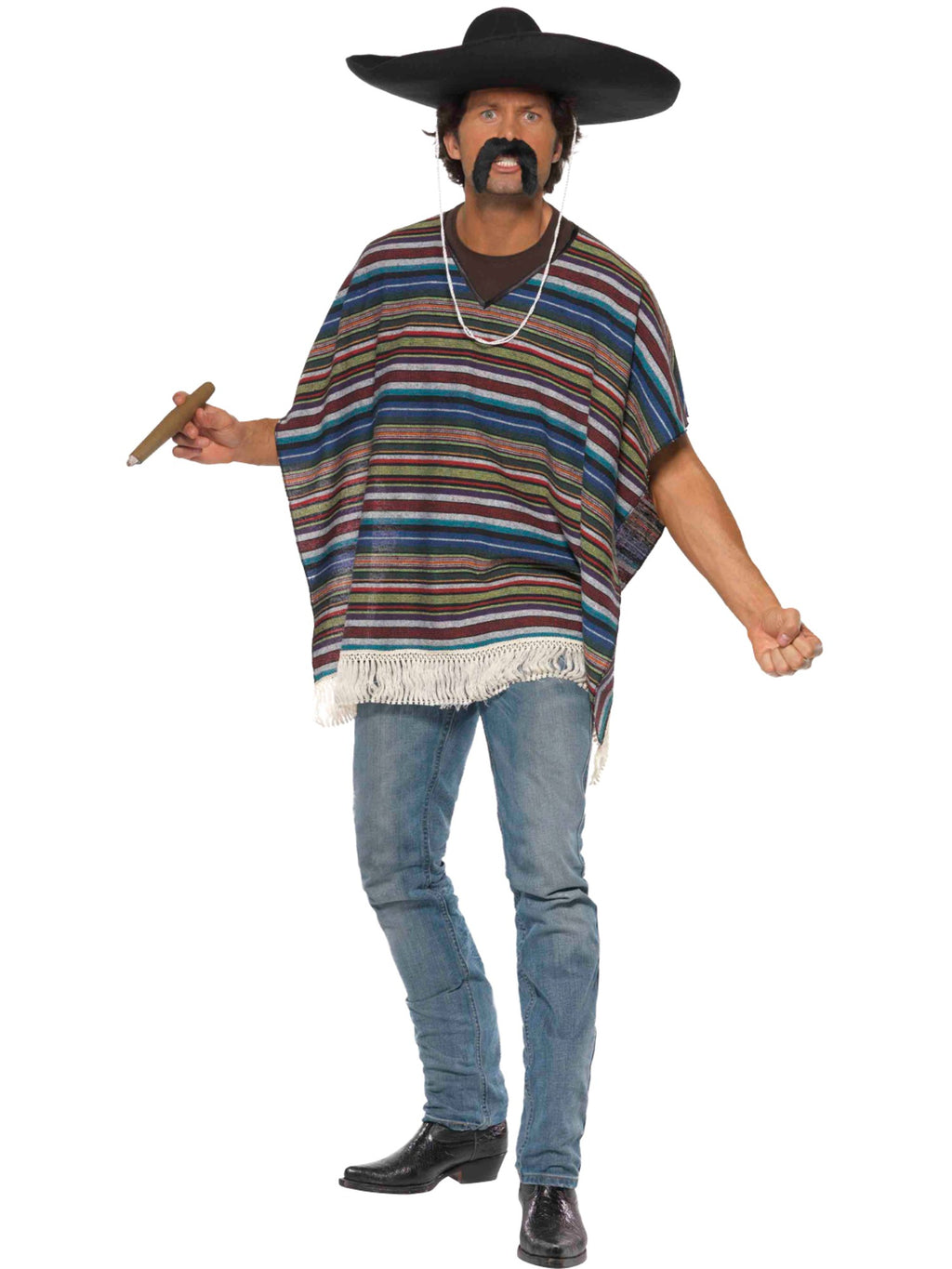 Smiffys Authentic Looking Poncho - 39392