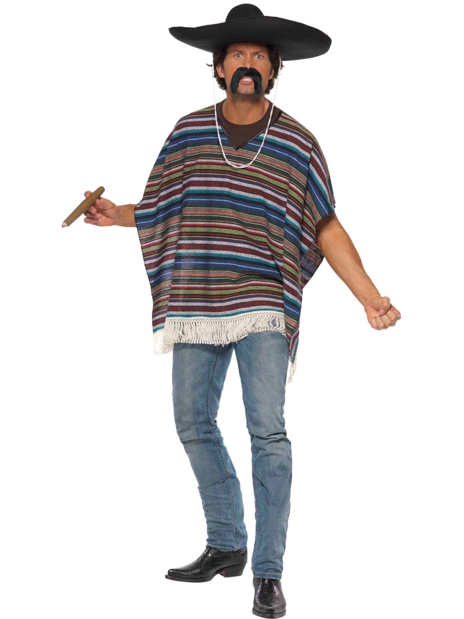 Smiffys Authentic Looking Poncho - 39392