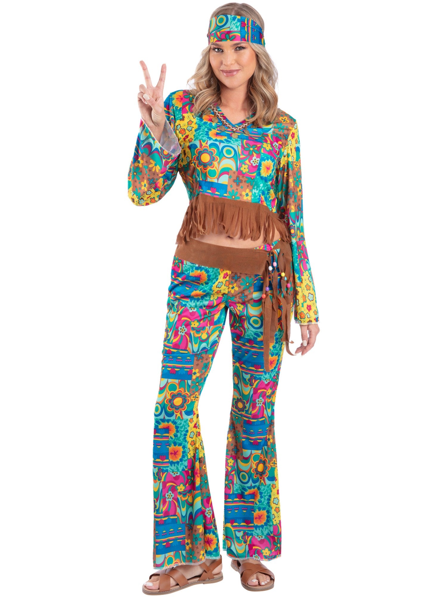 Hippy Flower Power Catsuit