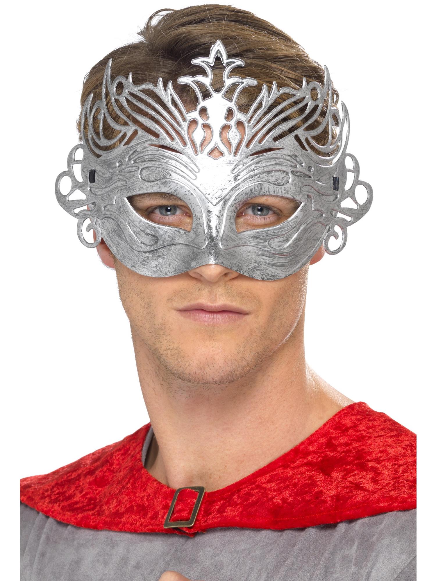Smiffys Colombina Silver Mask - 40005