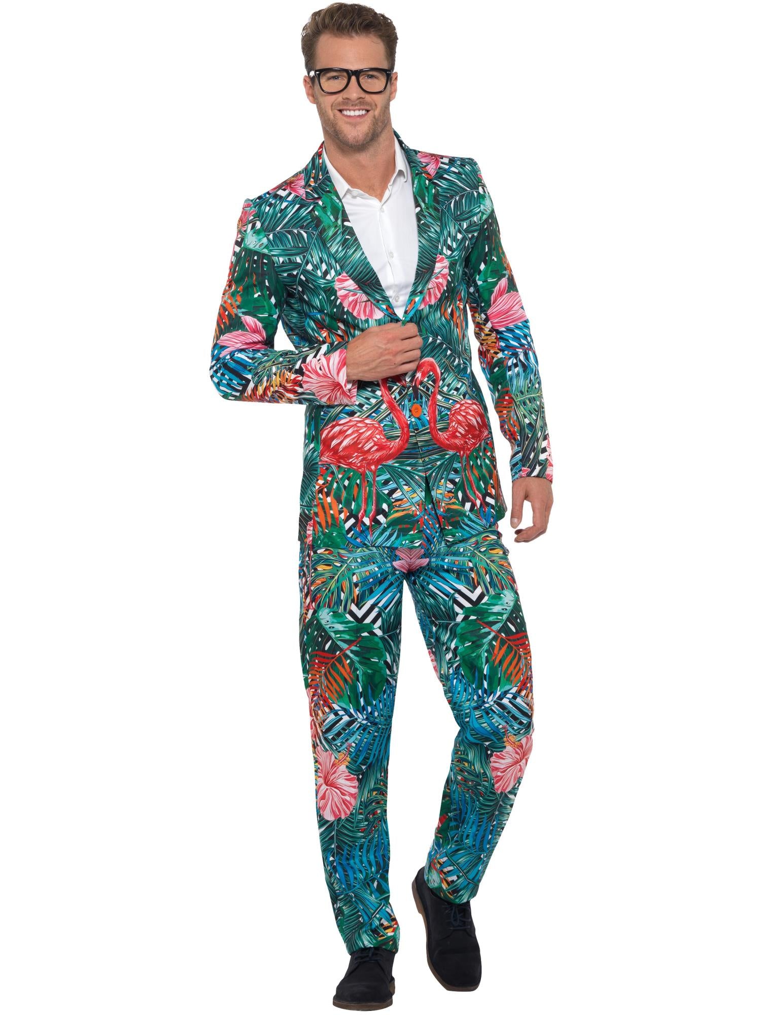 Smiffys Hawaiian Tropical Flamingo Suit - 40342