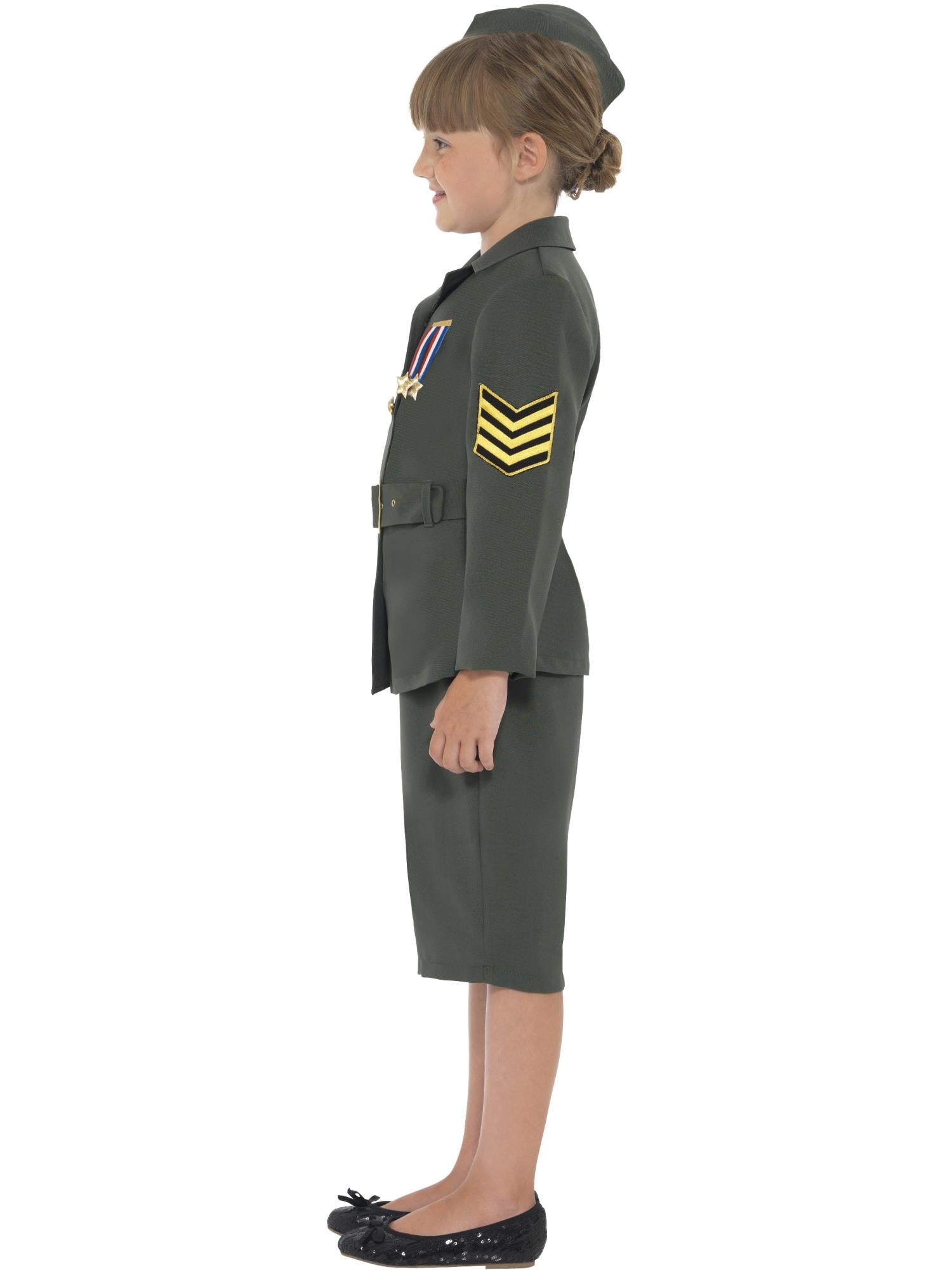WW2 Army Girl Costume, Child