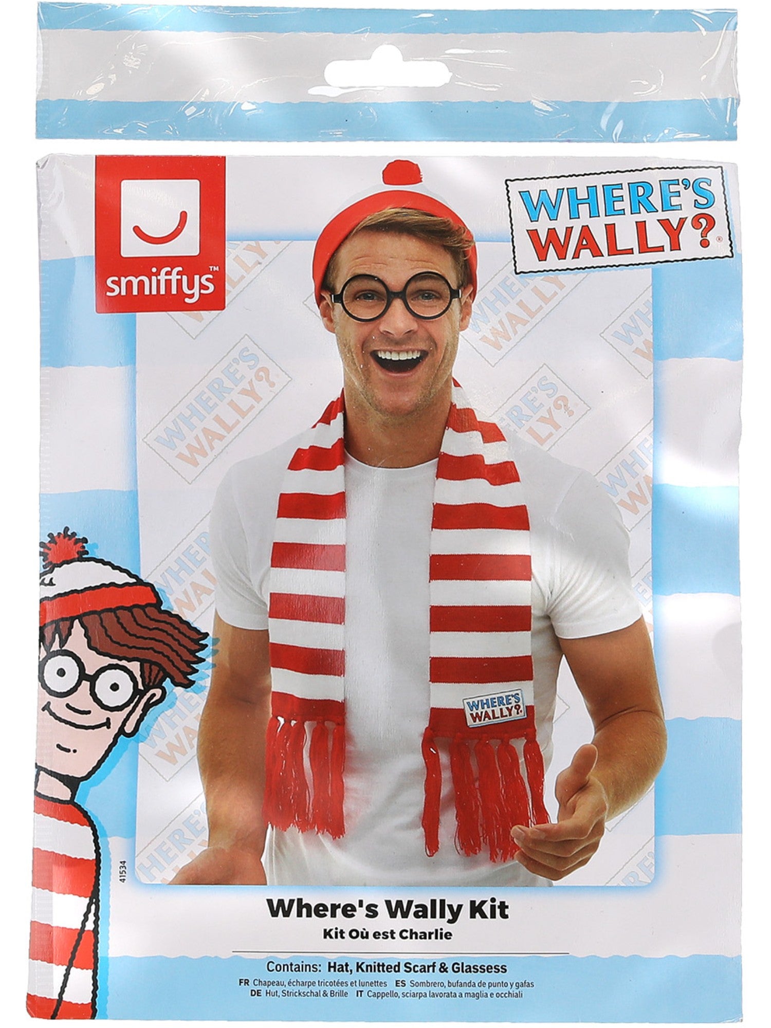 Smiffys Where's Wally? Kit - 41534
