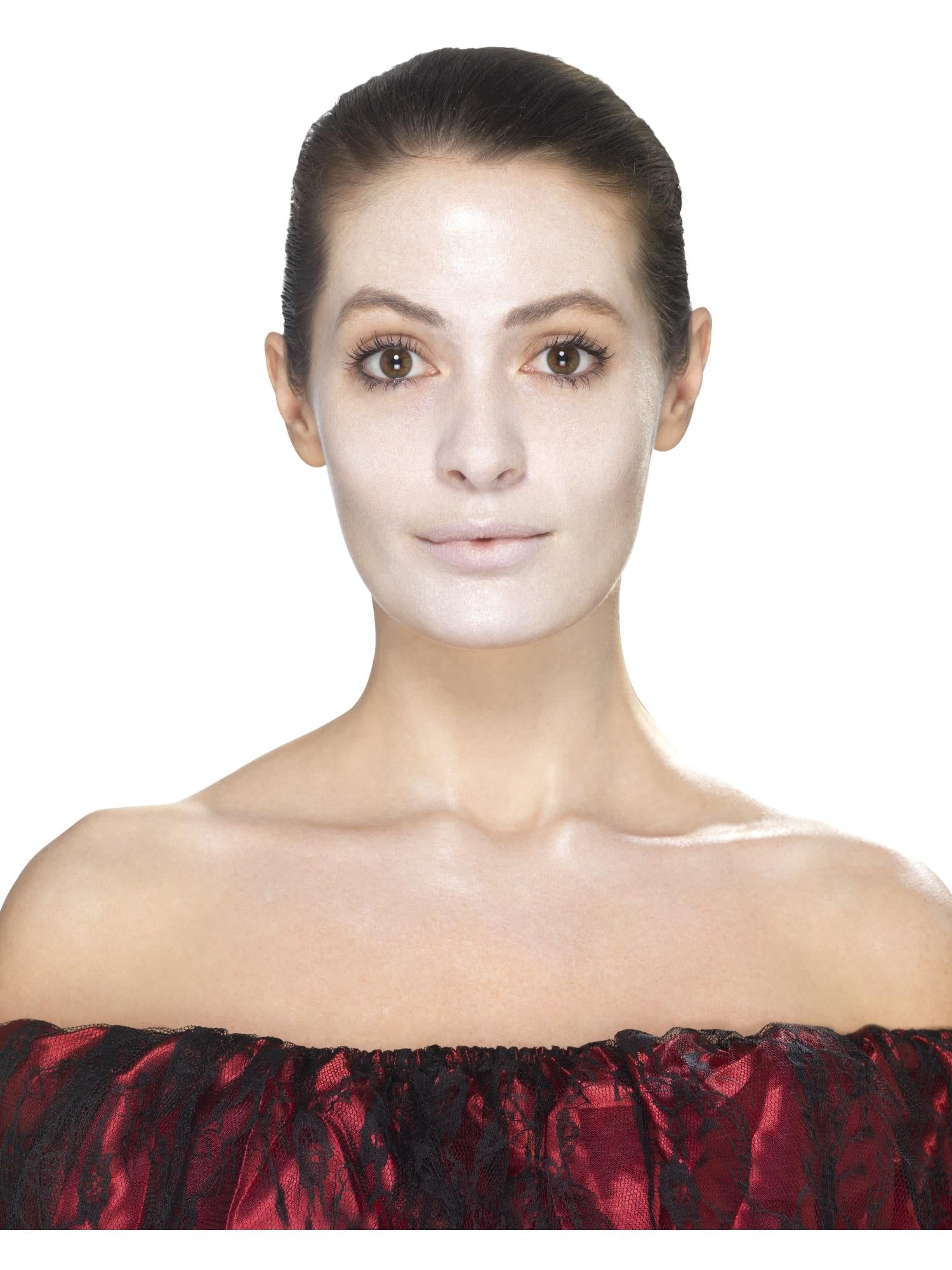 Day of the Dead Face Tattoo Transfers Kit, Red & Black