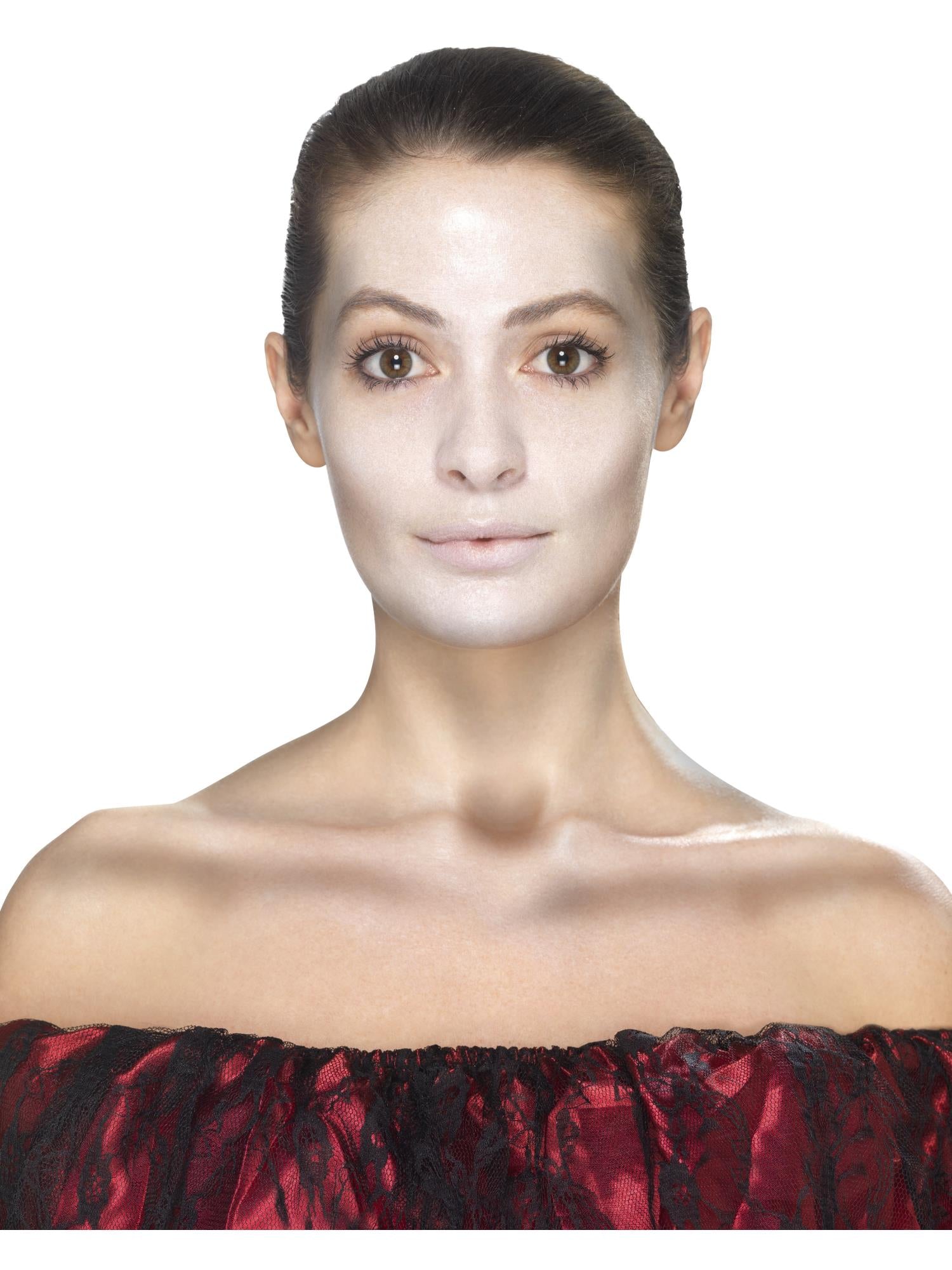 Day of the Dead Face Tattoo Transfers Kit, Red & Black