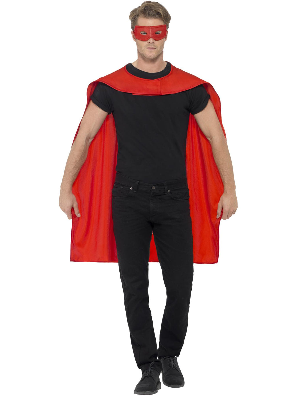 Red Cape with Eyemask
