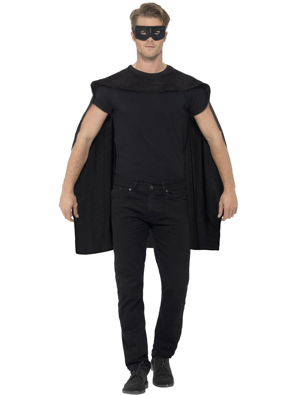 Black Cape with Eyemask