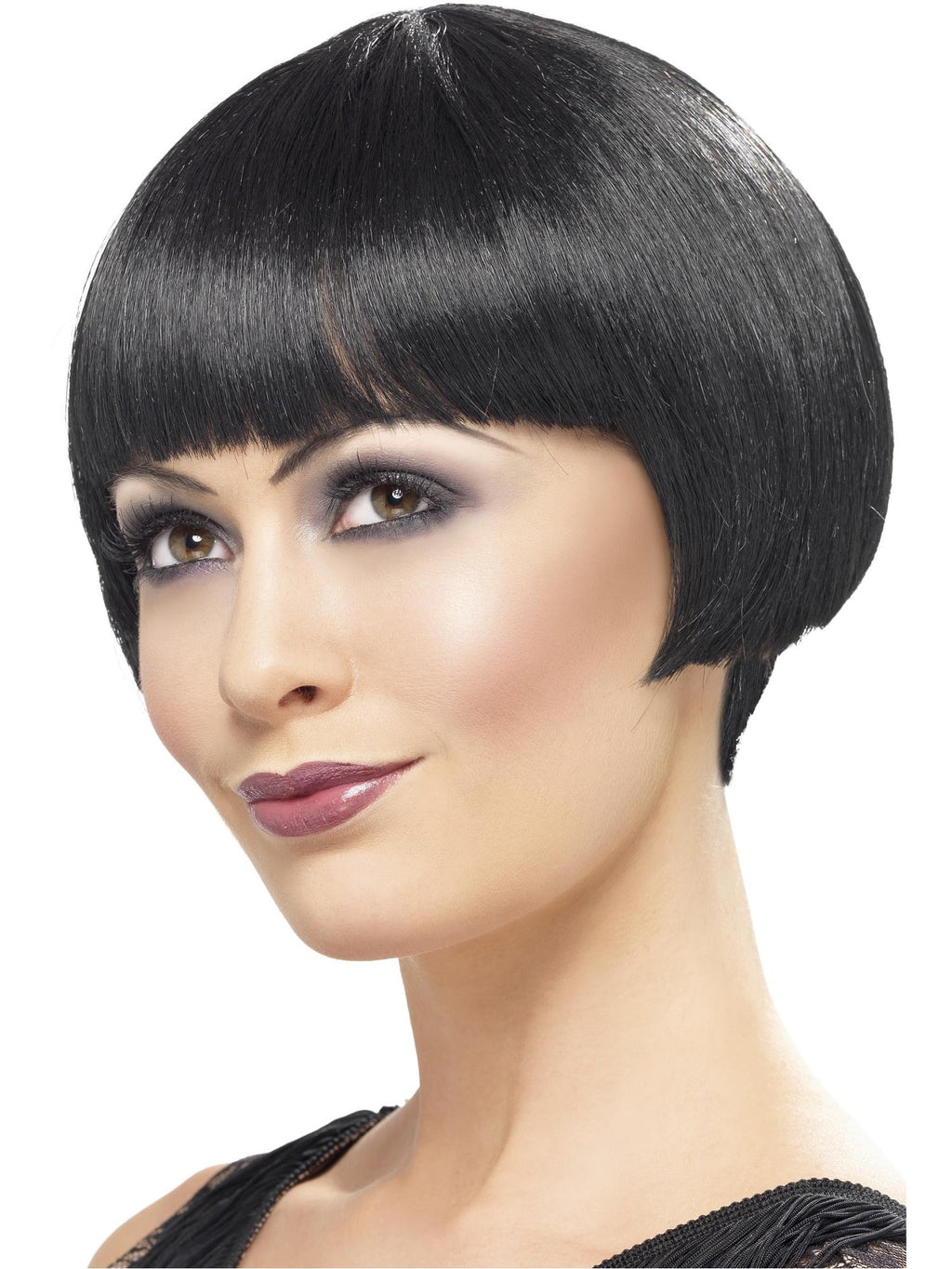 1920s Flapper Bob Wig, Black