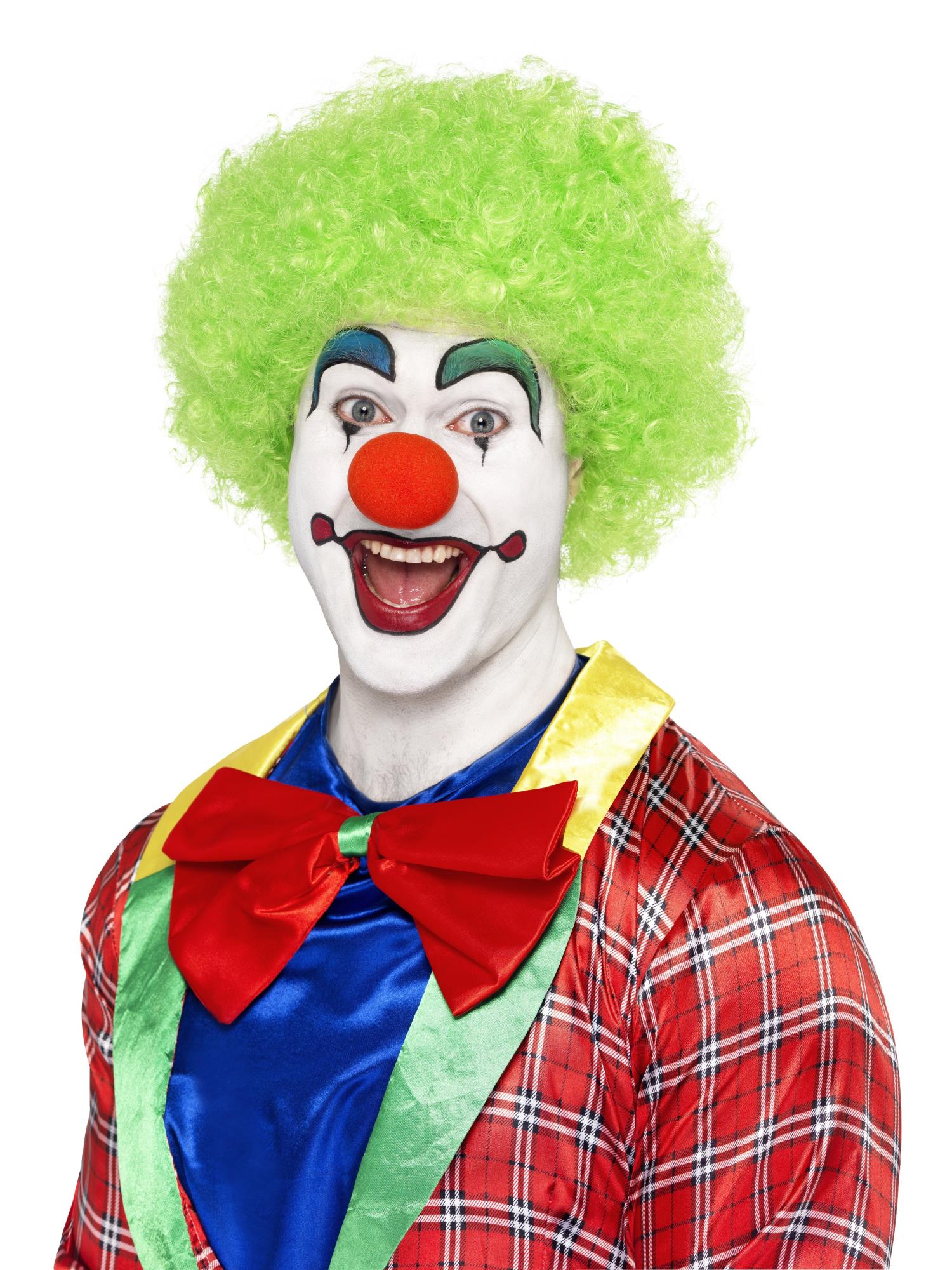 Crazy Clown Wig, Green