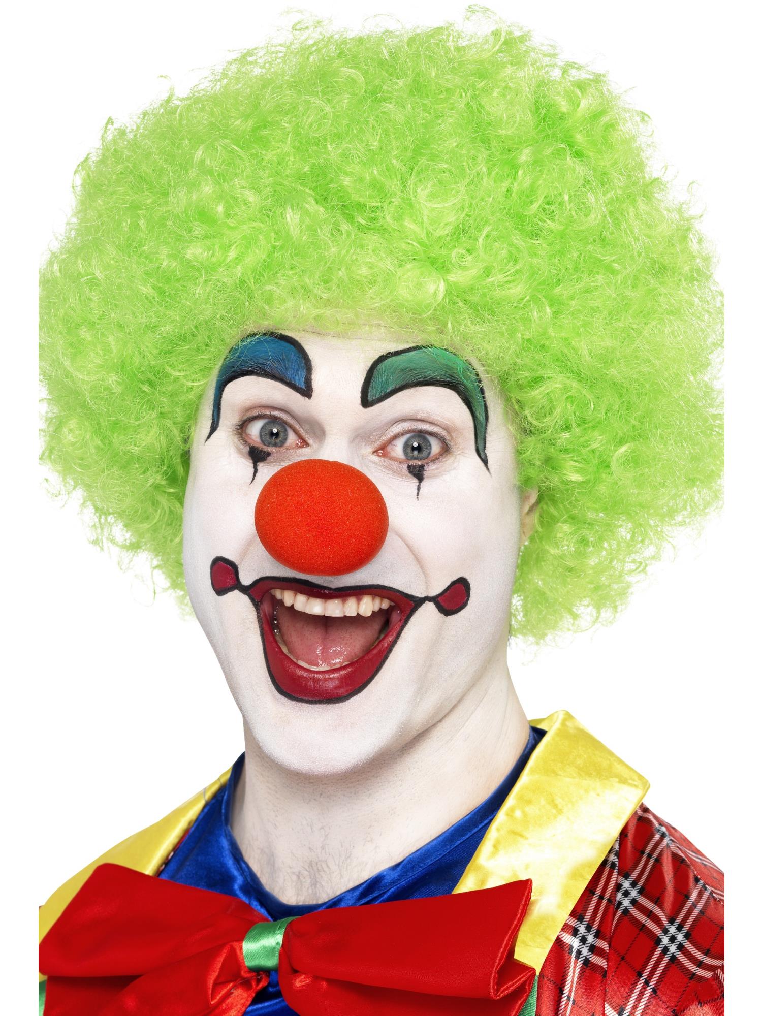 Crazy Clown Wig, Green