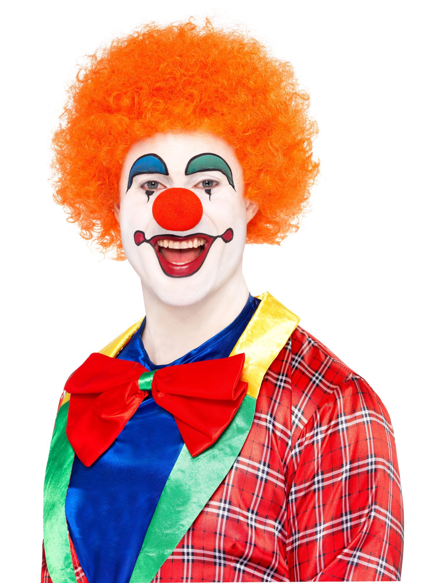 Crazy Clown Wig, Orange