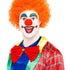 Crazy Clown Wig, Orange