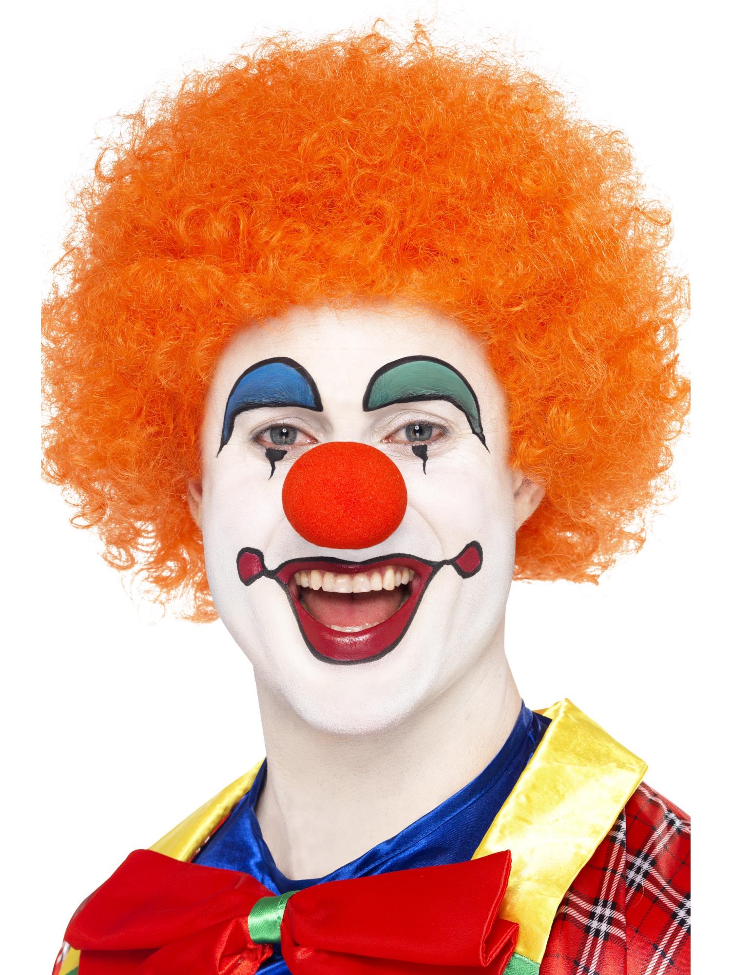 Crazy Clown Wig, Orange