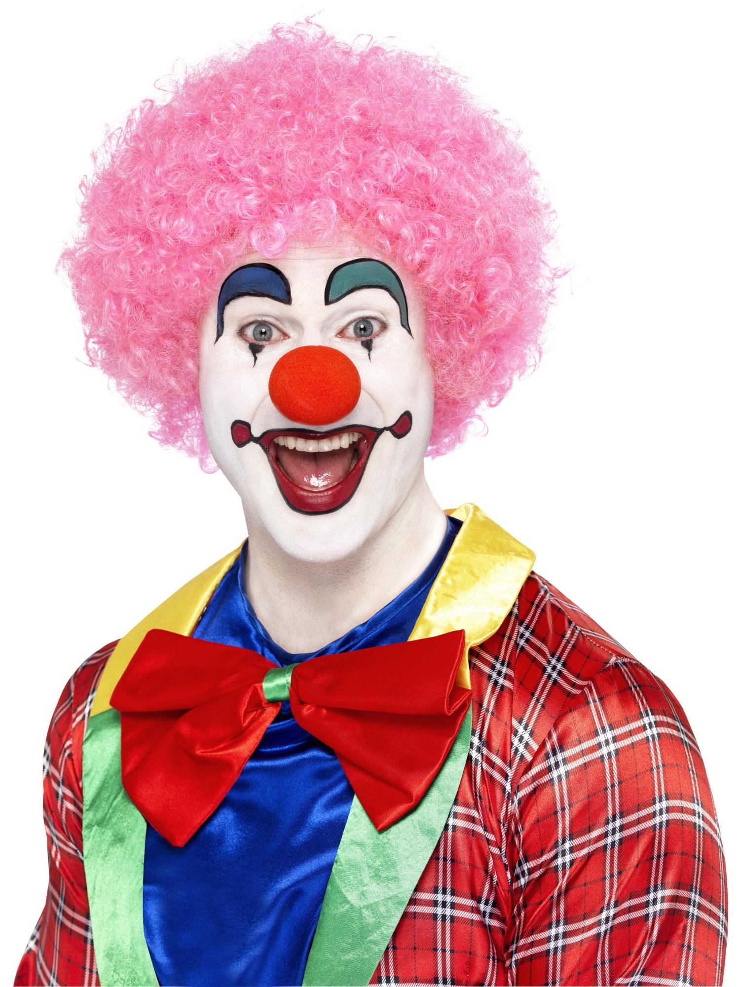 Crazy Clown Wig, Pink