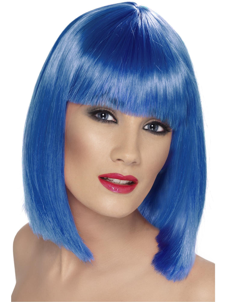 Smiffys Glam Wig, Blue - 42134