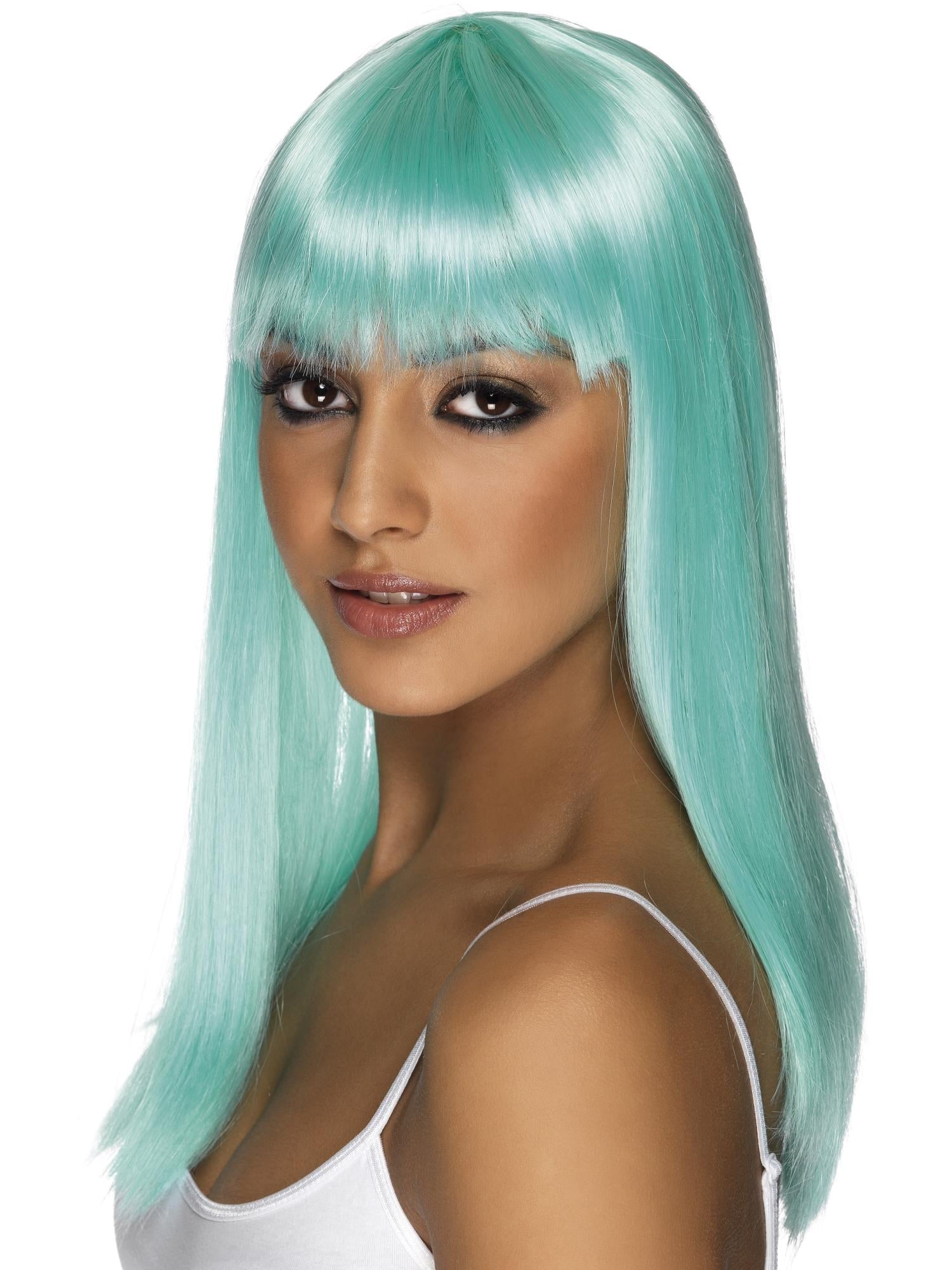 Glamourama Wig, Neon Aqua