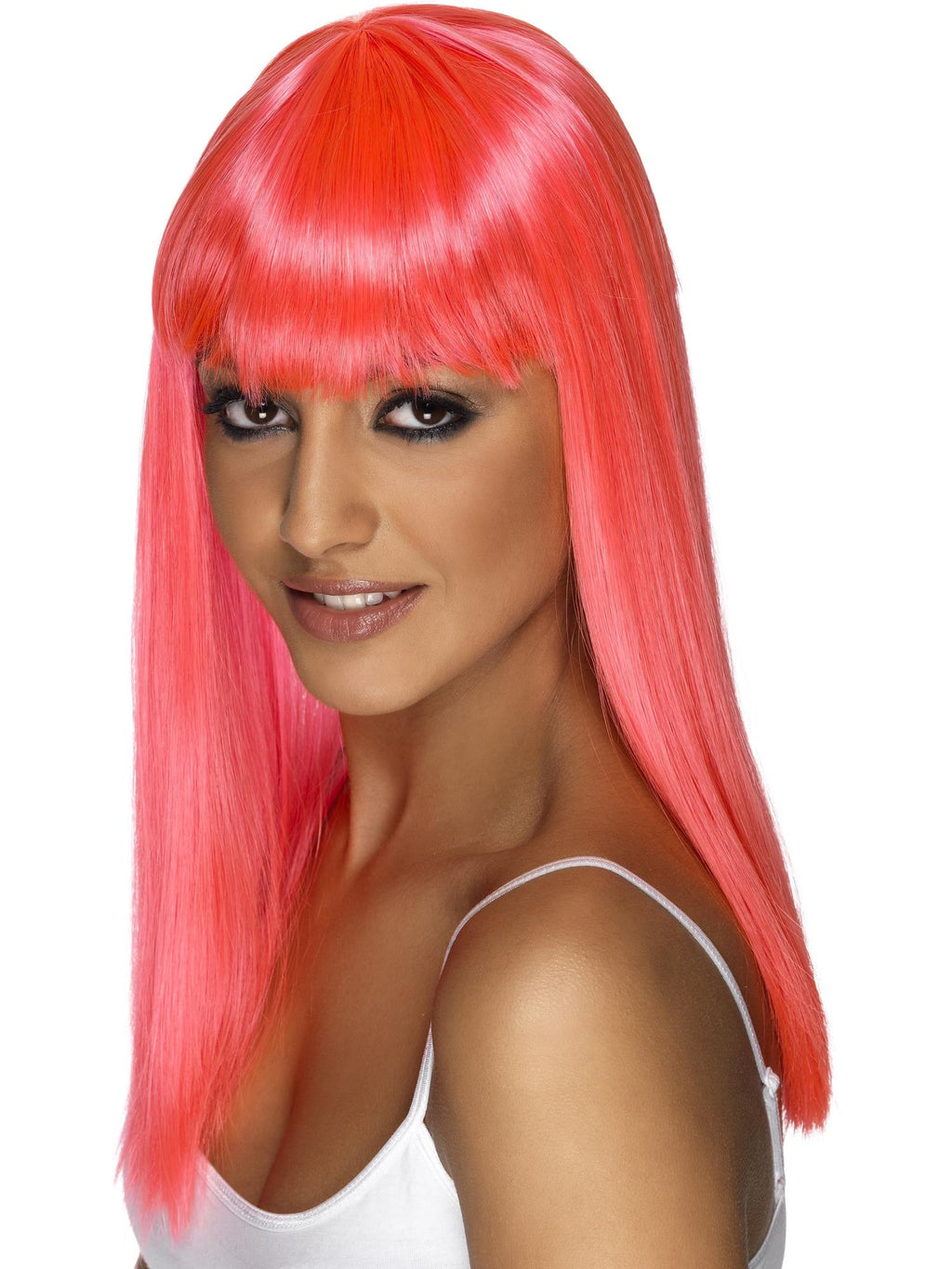 Glamourama Long and Straight Wig with Fringe