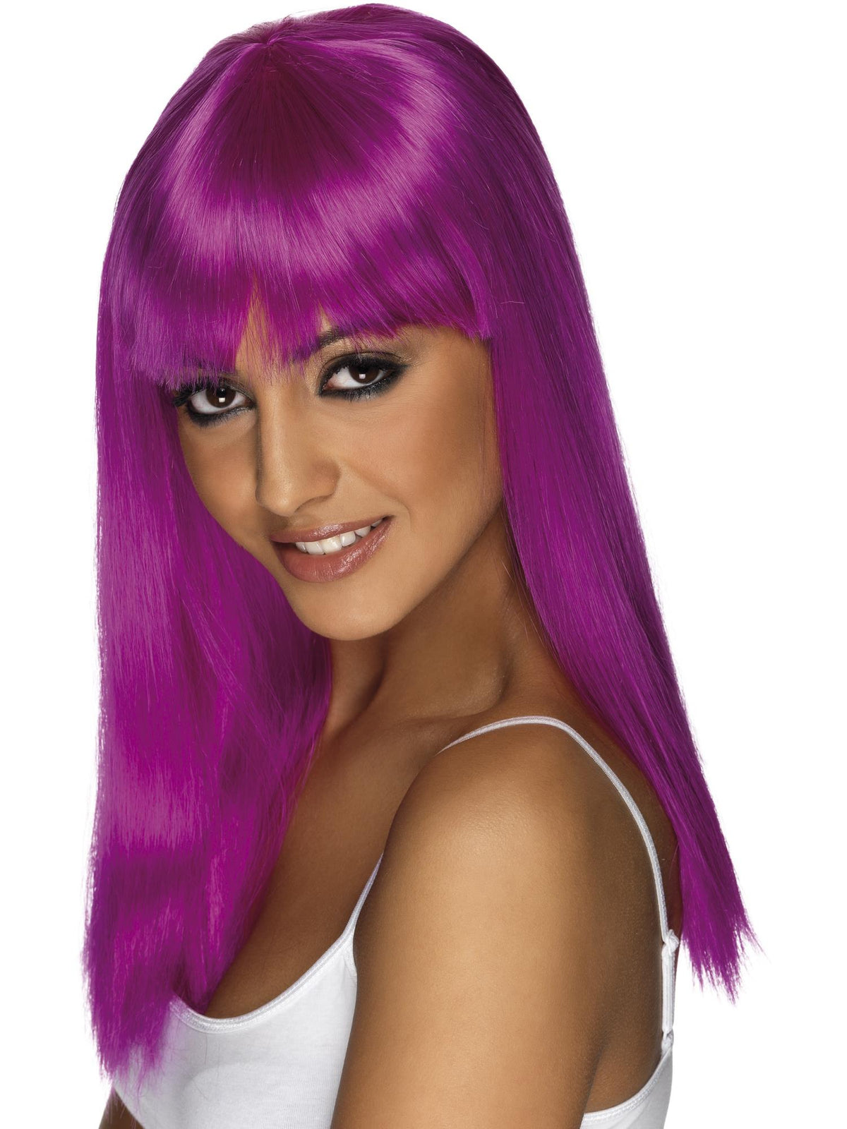 Glamourama Long and Straight Wig with Fringe
