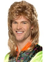 Mullet Wig, Brown & Blonde