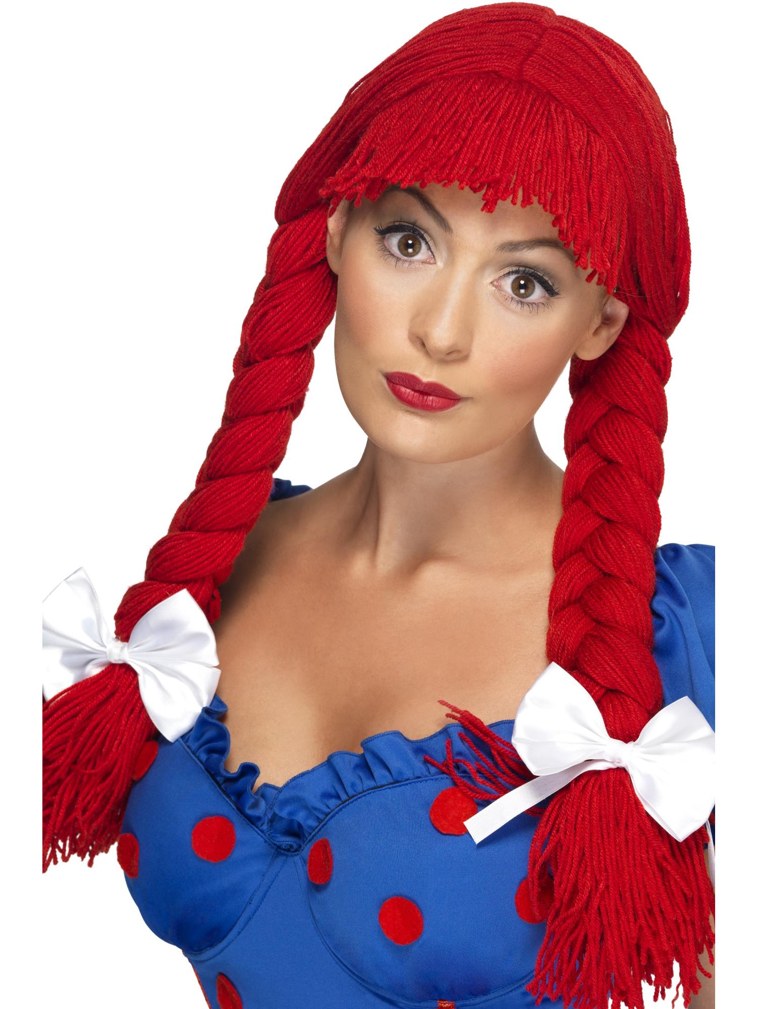 Rag Doll Wig, Red
