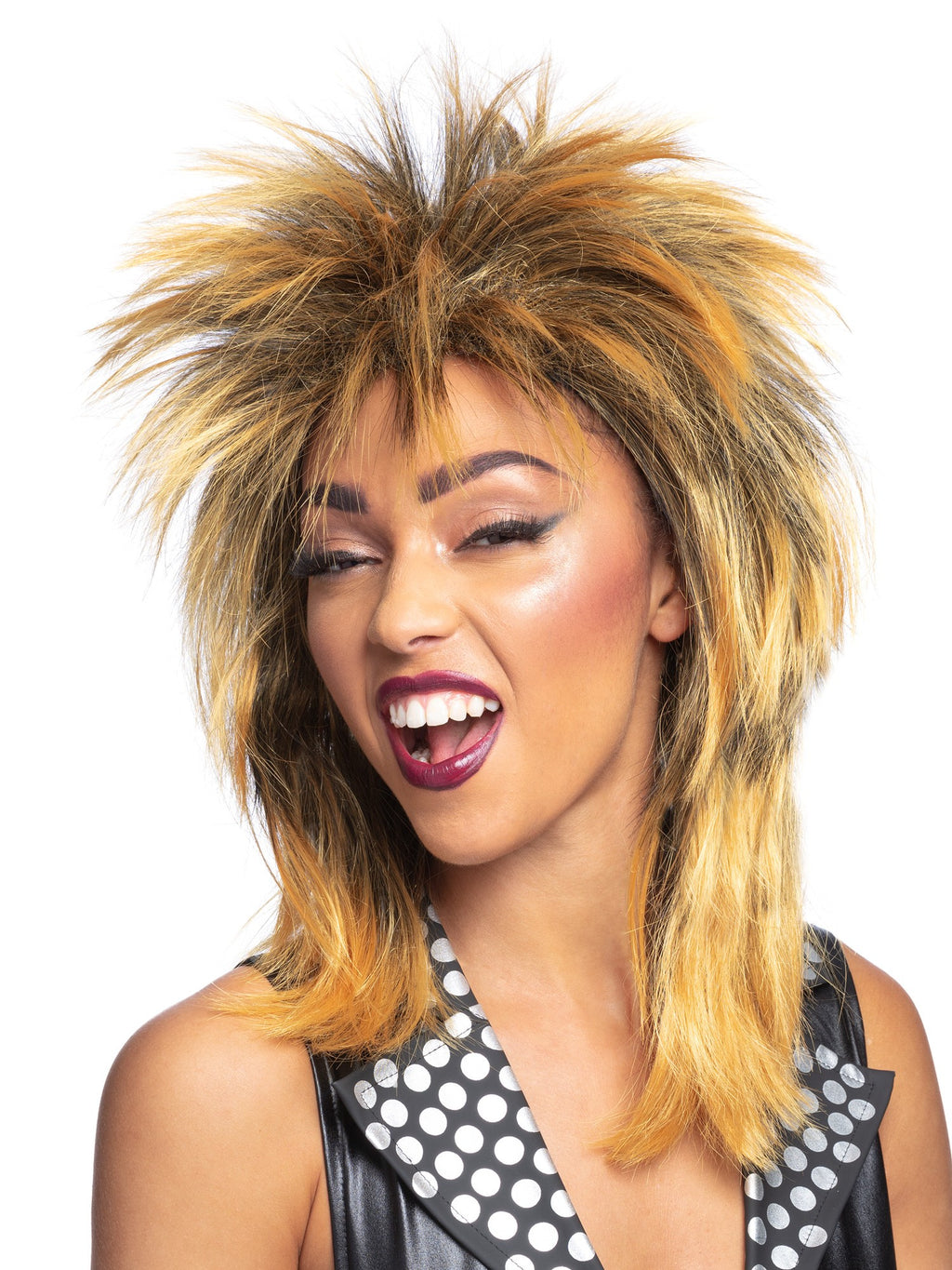 Rock Diva Long Mullet Wig