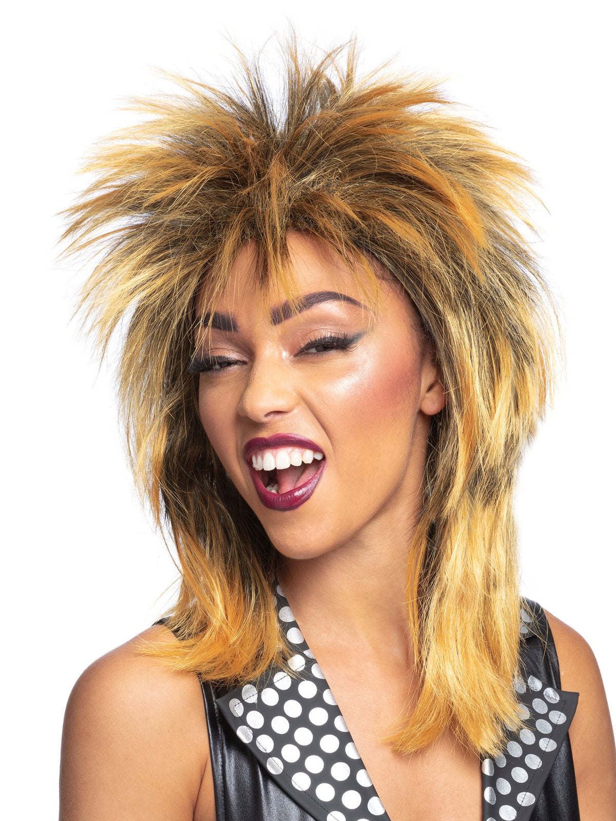 Rock Diva Long Mullet Wig