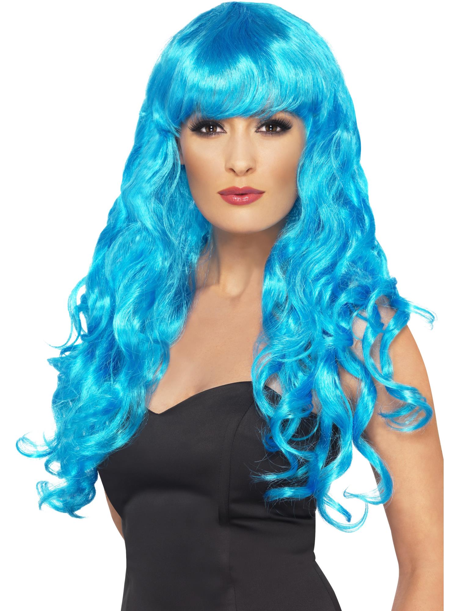 Siren Long Curly Wig with Fringe