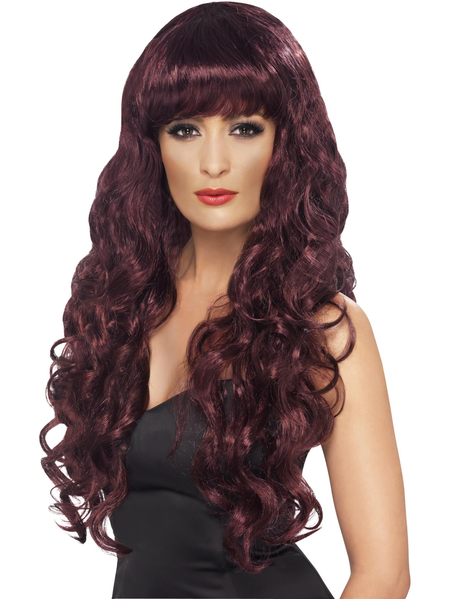 Siren Long Curly Wig with Fringe