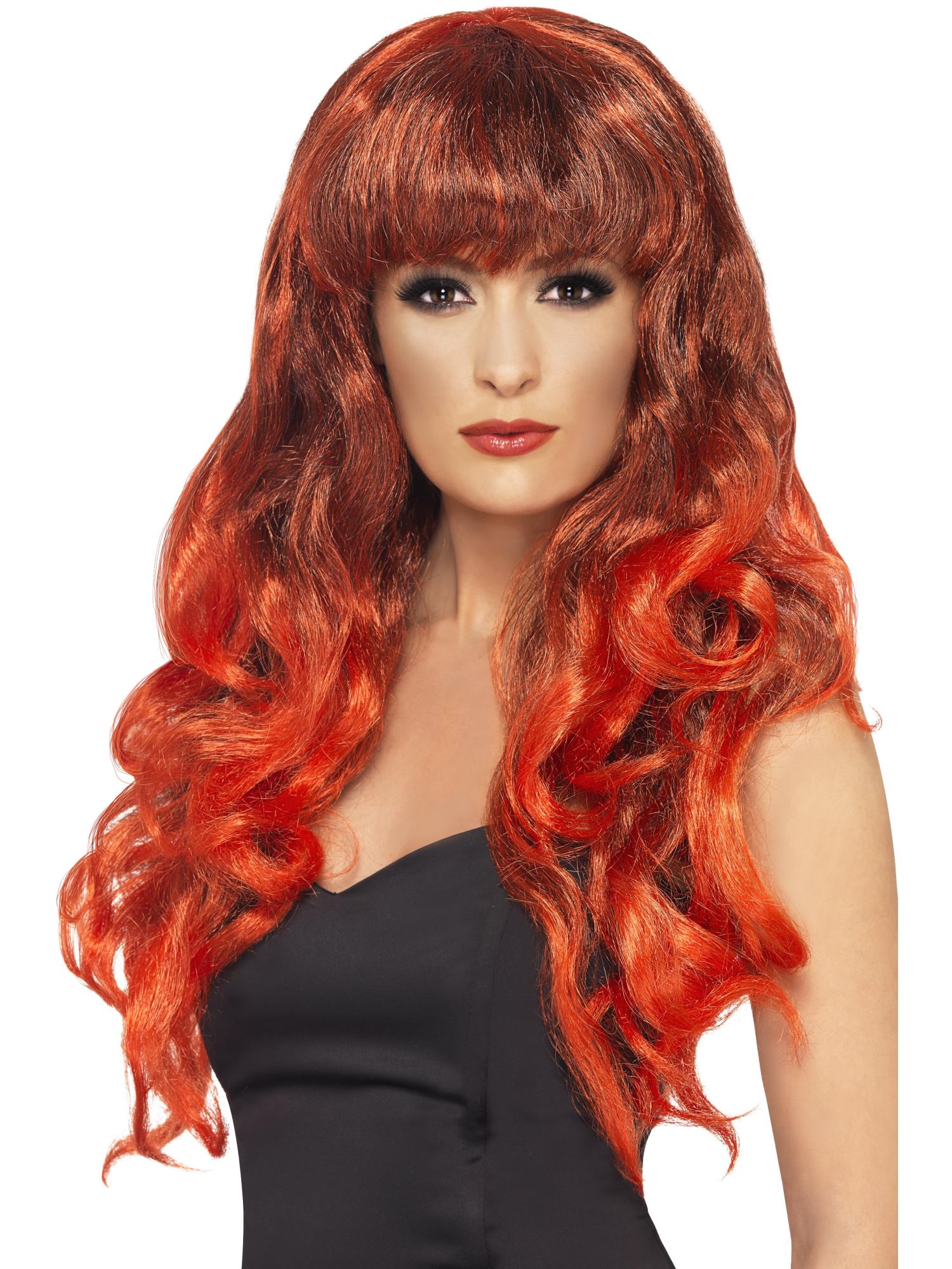 Siren Long Curly Wig with Fringe