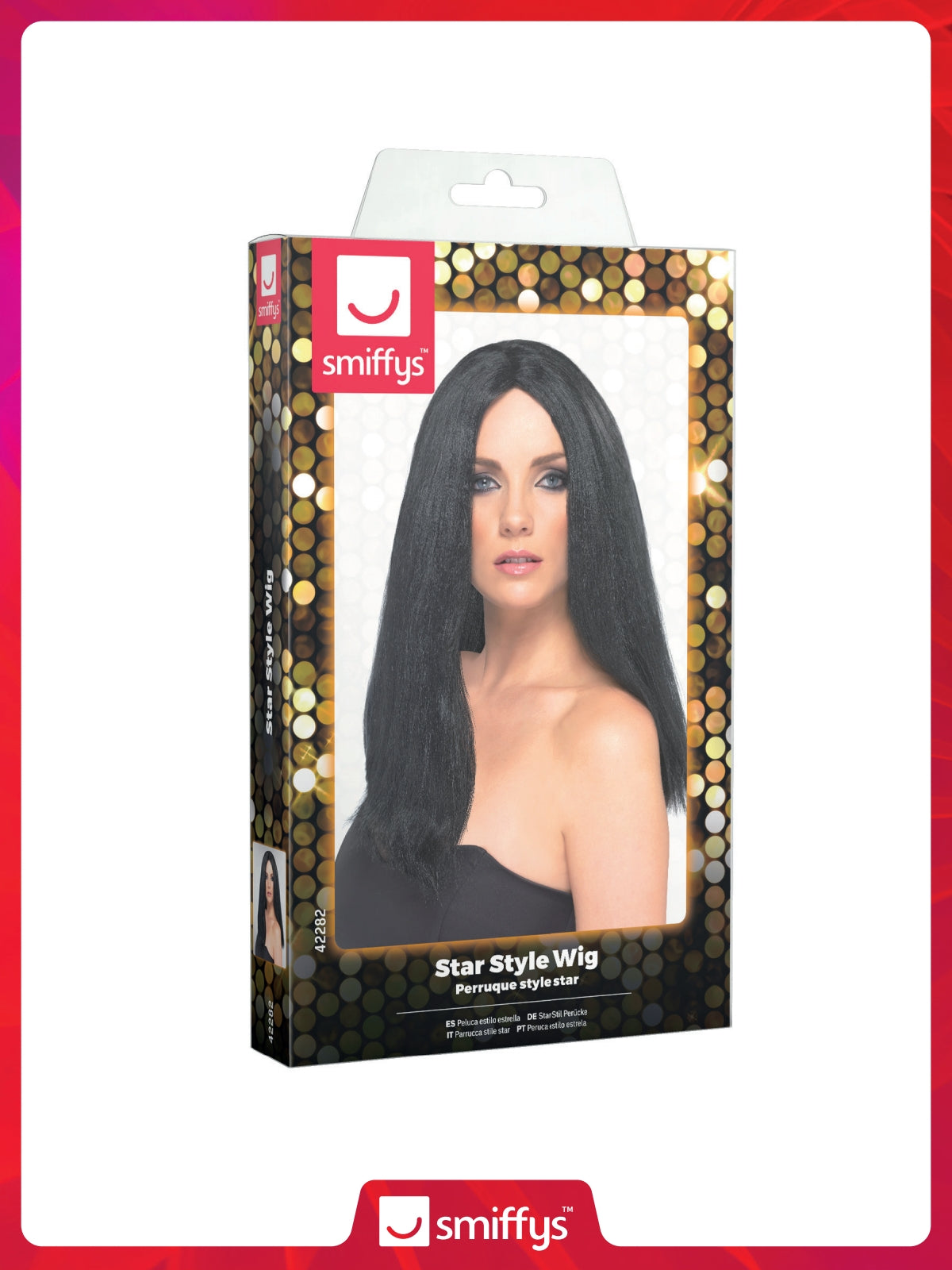 Star Style Wig, Black