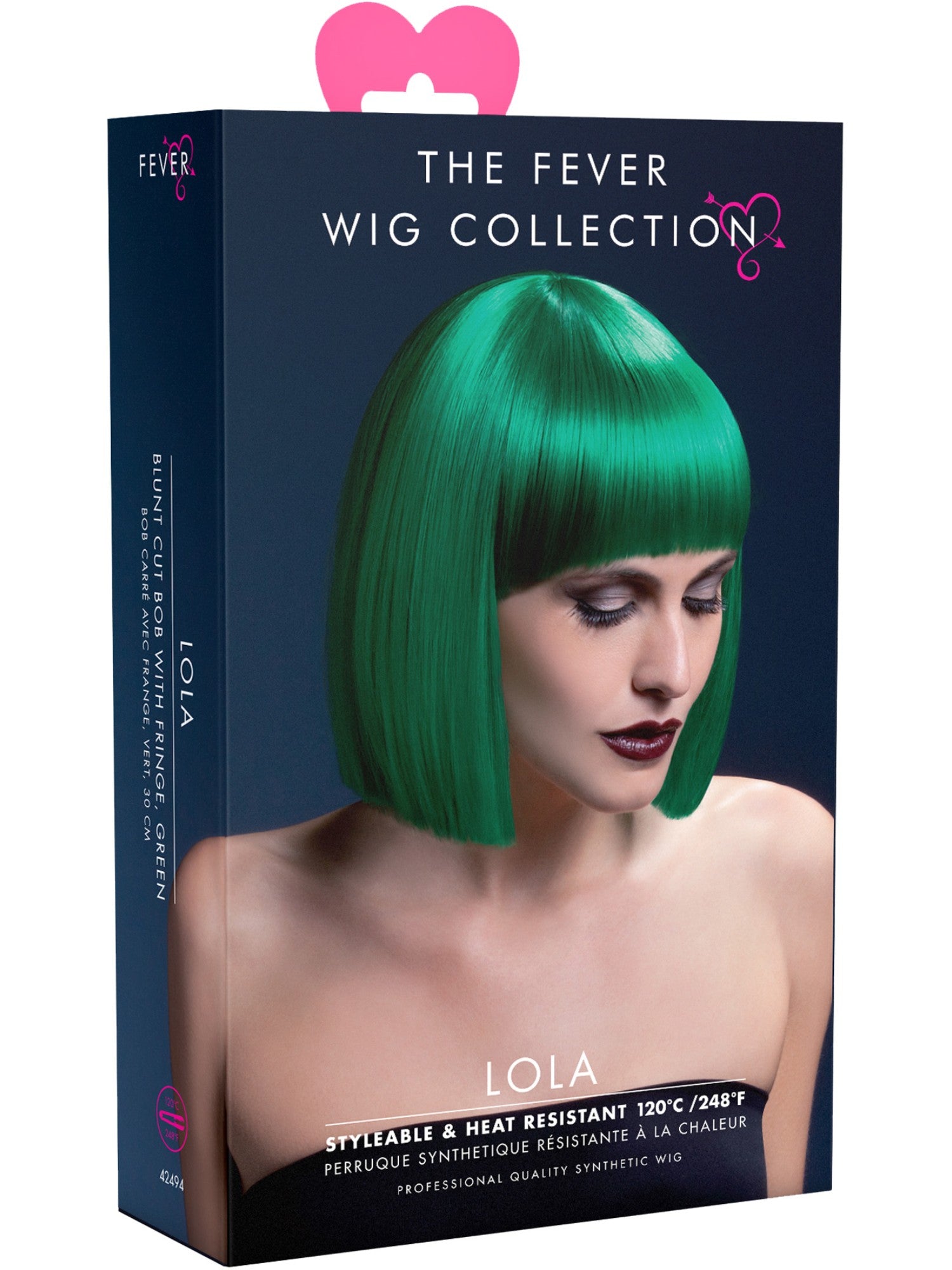 Fever Lola Wig 12in Green