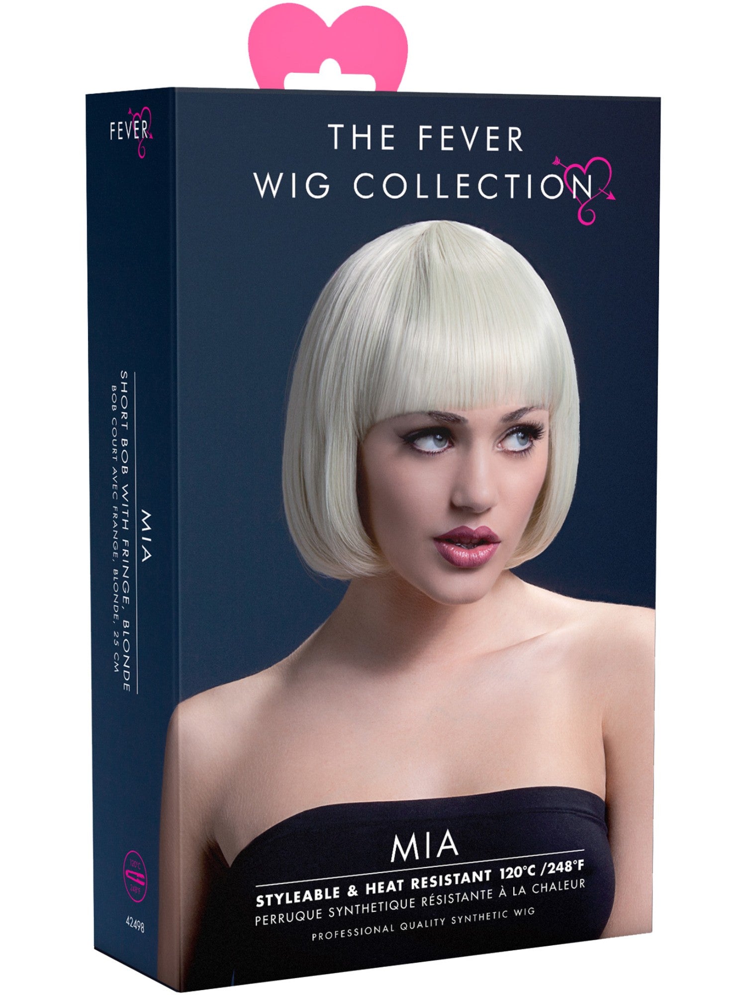 Smiffys Fever Mia Wig, Blonde - 42498