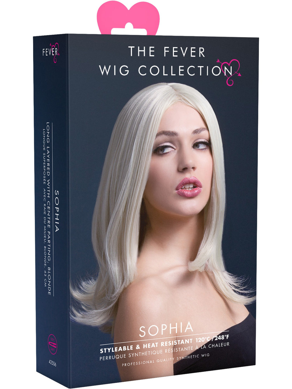 Smiffys Fever Sophia Wig, Blonde - 42506