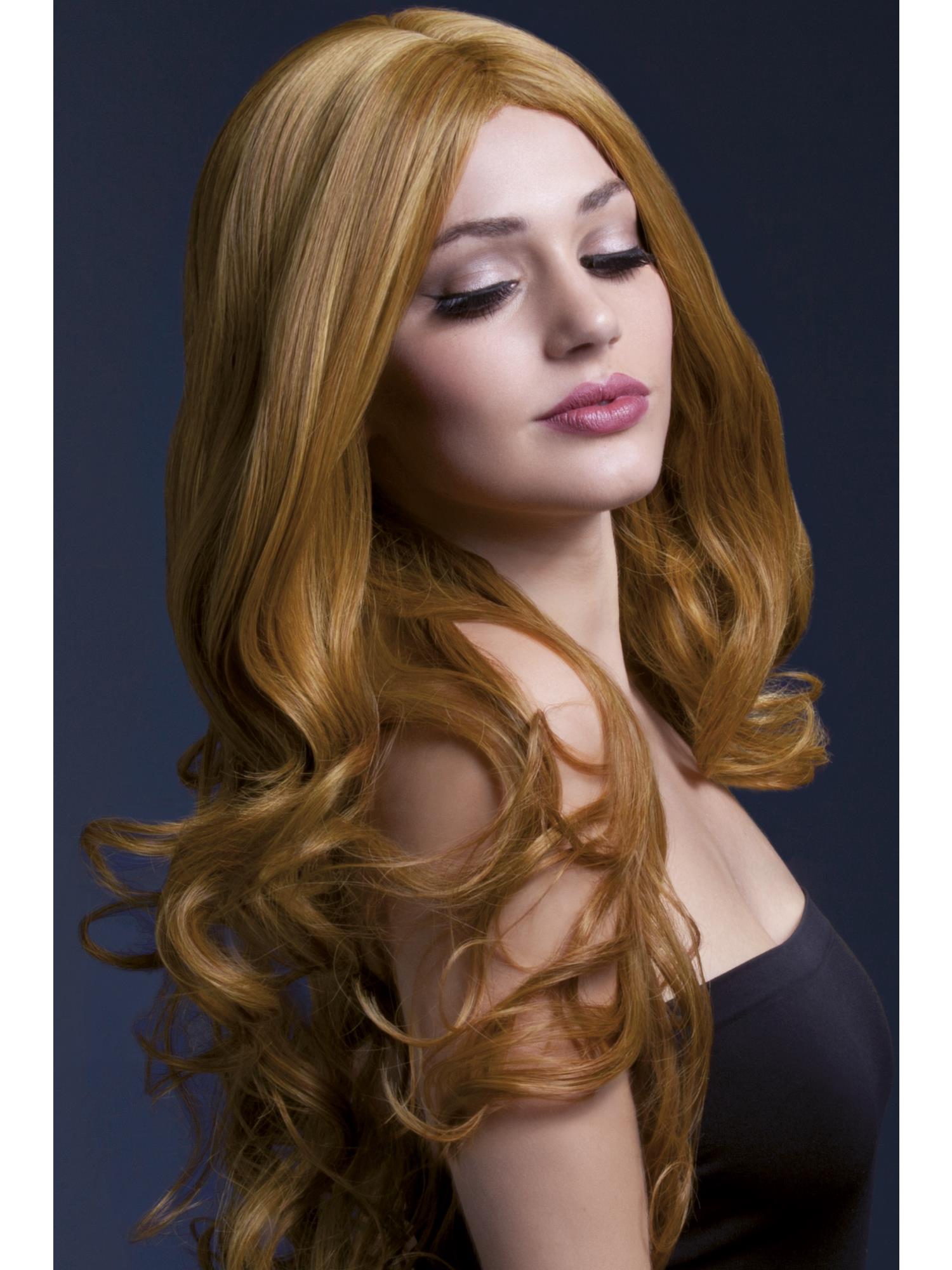 Smiffys Fever Rhianne Wig, Auburn - 42512