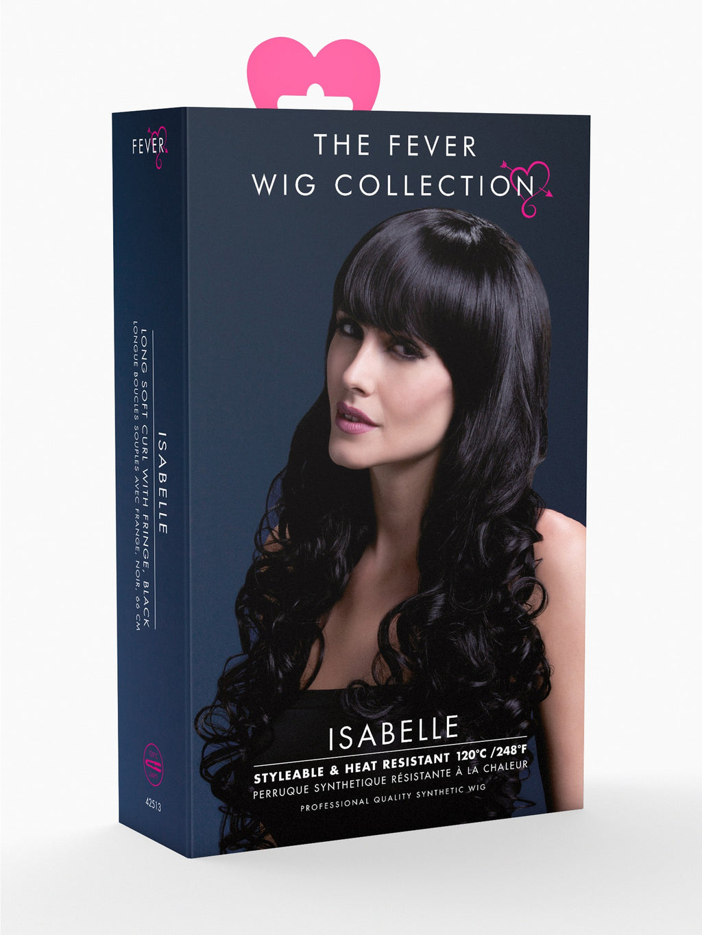 Smiffys Fever Isabelle Wig, Black - 42513