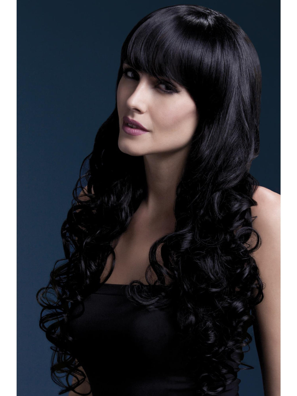Smiffys Fever Isabelle Wig, Black - 42513