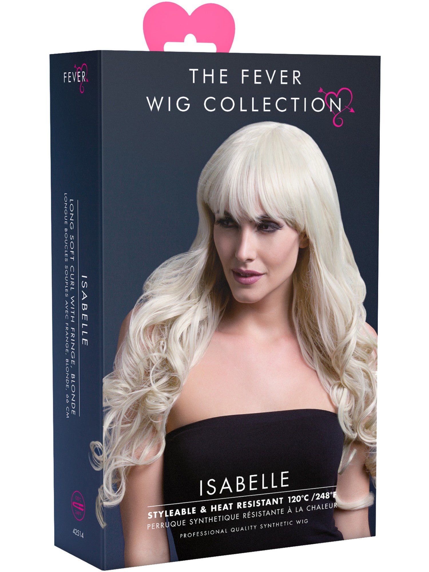 Smiffys Fever Isabelle Wig, Brown - 42515